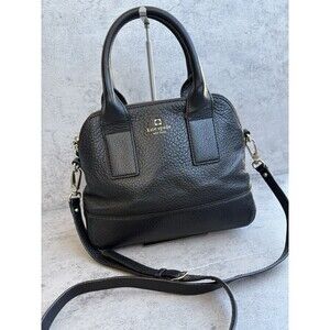 Kate Spade Southport Avenue Small Jenny Black Leather Bag Crossbody Satchel